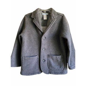 Janie and Jack Sz 4T Boy’s Gray Fleece Jacket